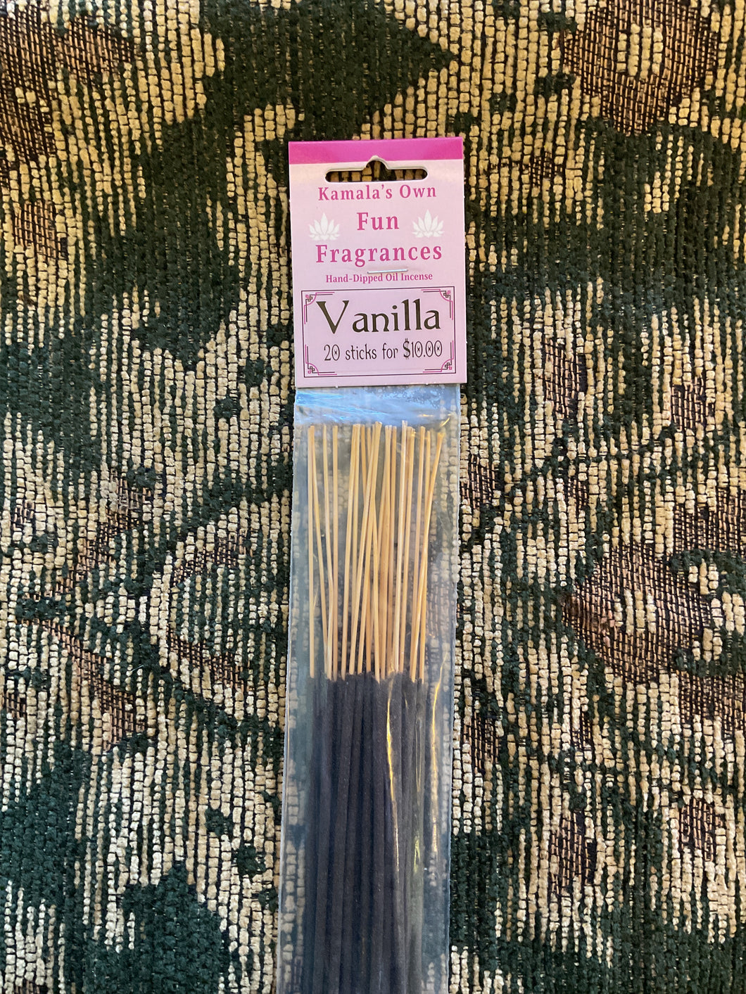 Vanilla incense sticks