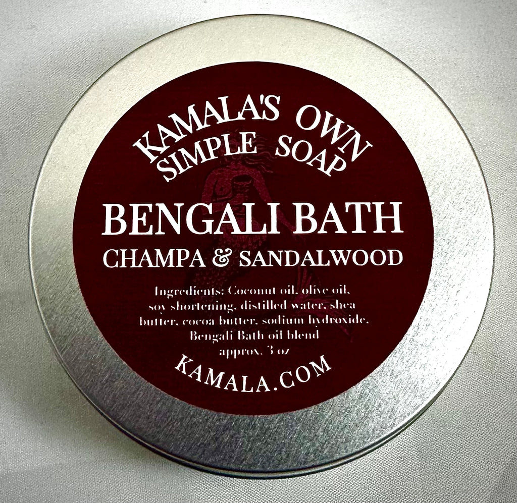 Bengali Bath Simple soap Kamala's Own Perfumery