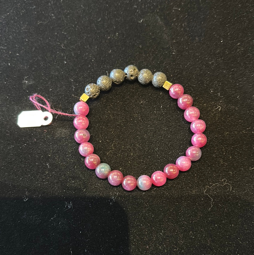 Strawberry quartz aroma bracelet