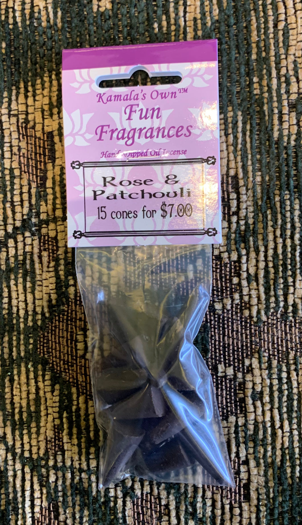 Patchouli & Rose cones