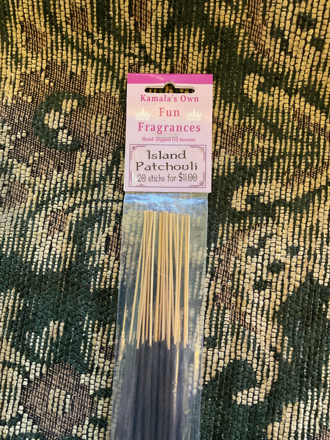 Island Patchouli incense sticks