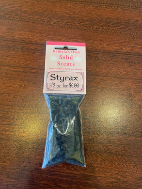 Styrax resin