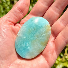 Blue Caribbean Calcite Palm Stone