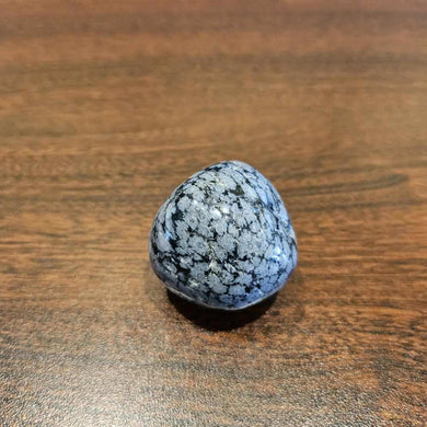 Snowflake obsidian large tumble