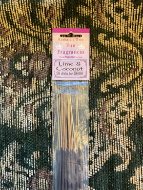 Lime & Coconut sticks