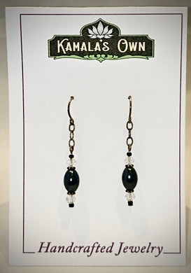 Hematite earrings