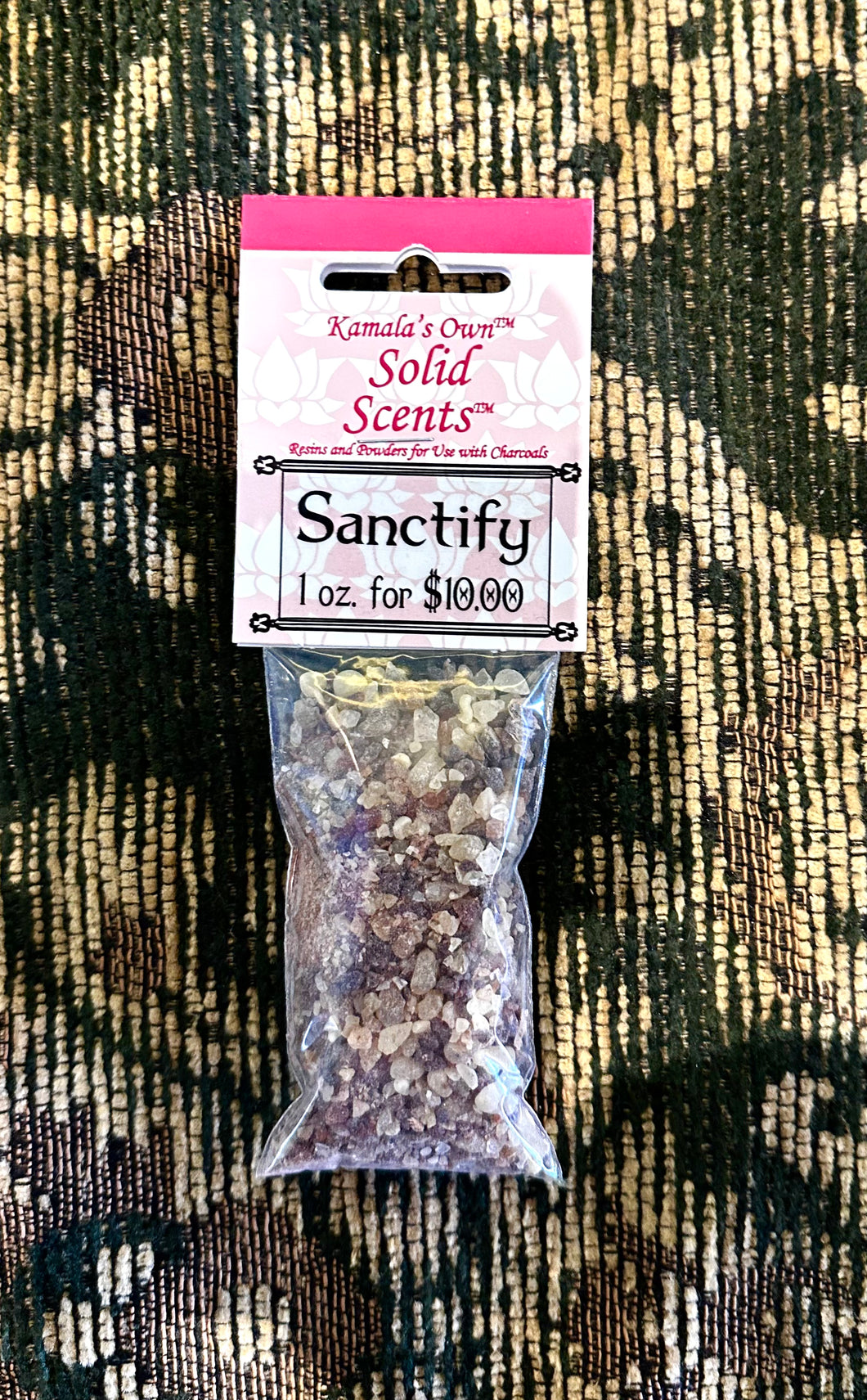 Sanctify resin incense