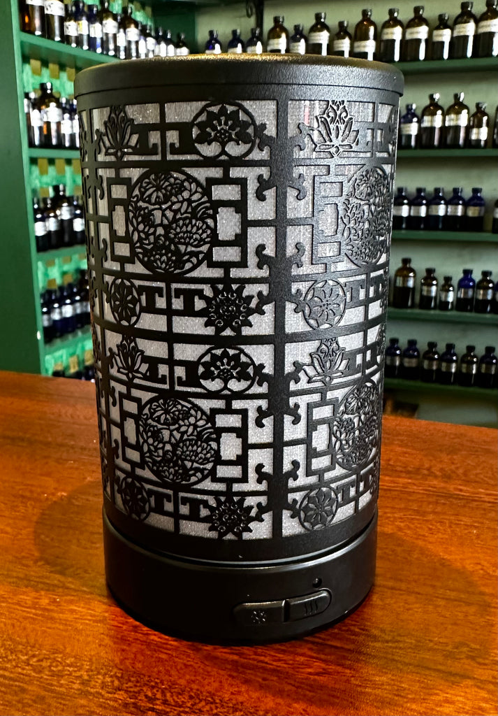 Diffuser With Screen Asian screen pattern diffuser – Kamala's Own Perfumery