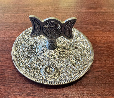 Triple Moon Plate stick or cone burner