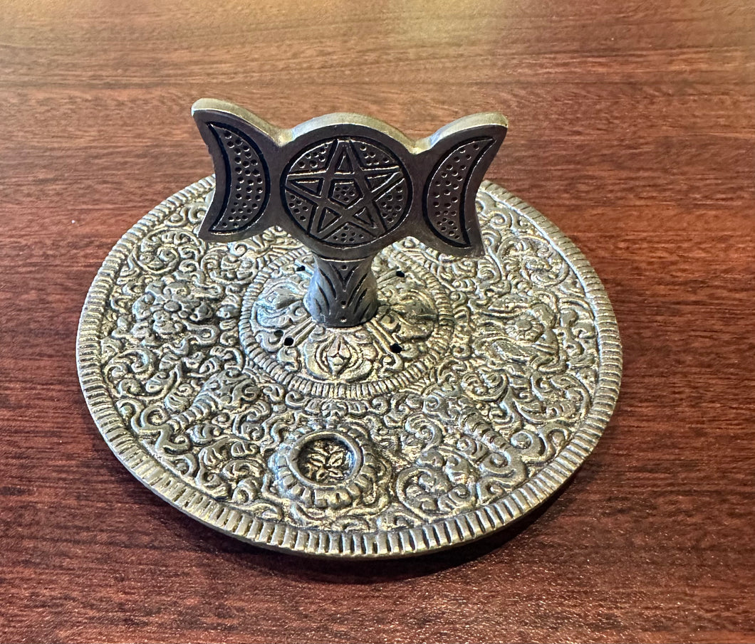 Triple Moon Plate stick or cone burner