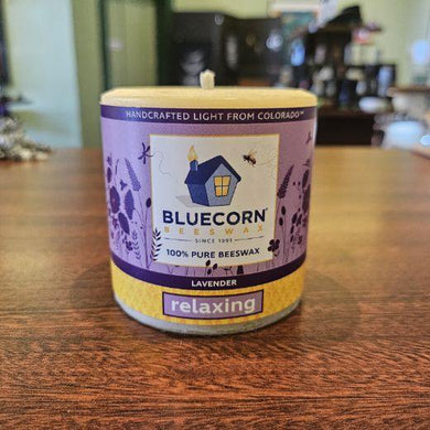 Blue corn Single wick candle