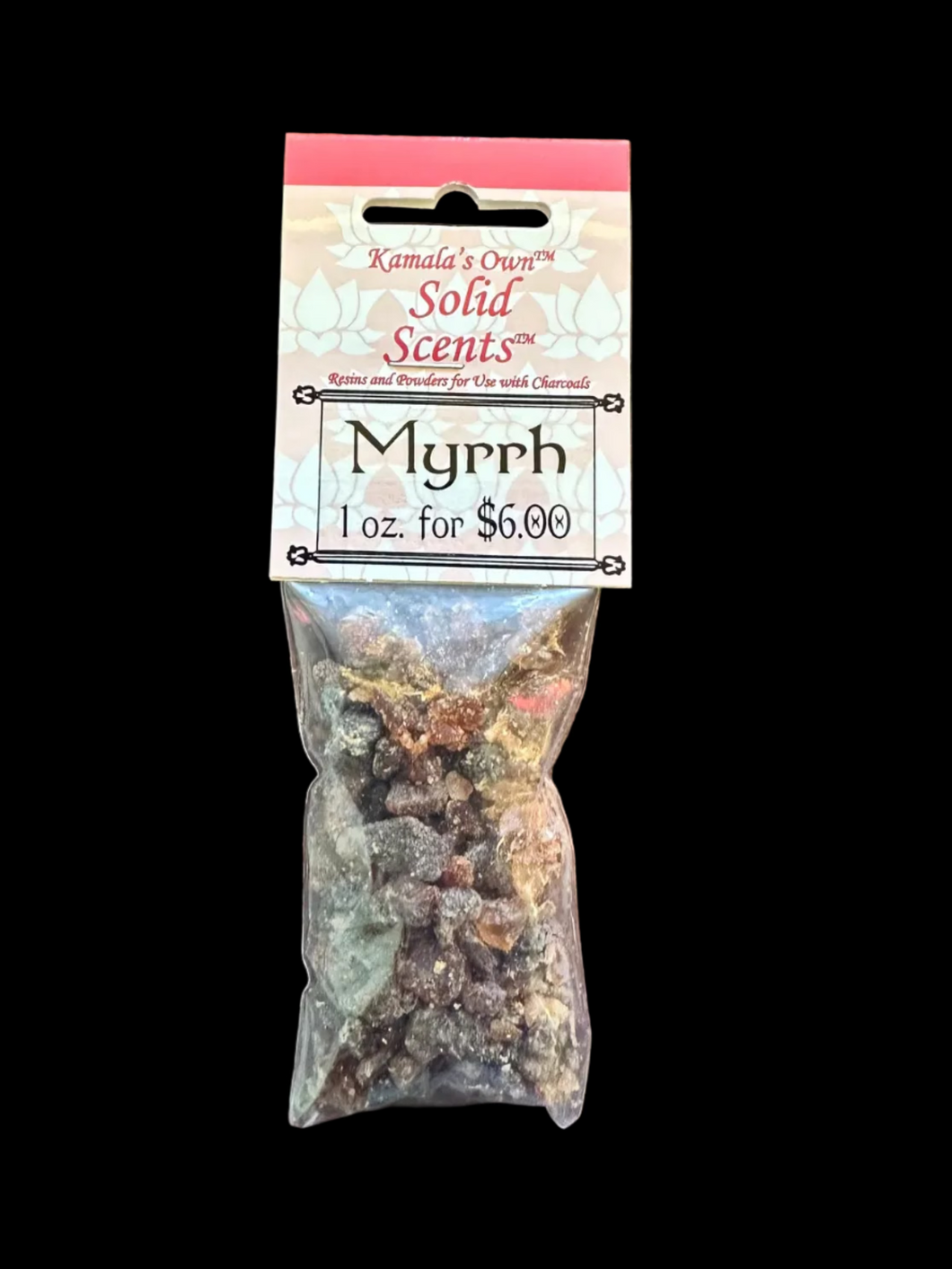Myrrh resin