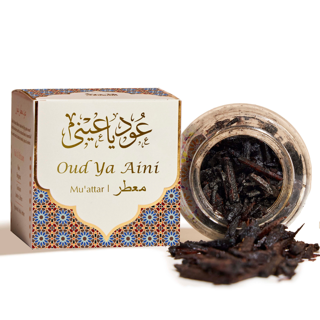 Oud Ya Aini Muattar I 40gm Scented Arabic Bakhoor Chips