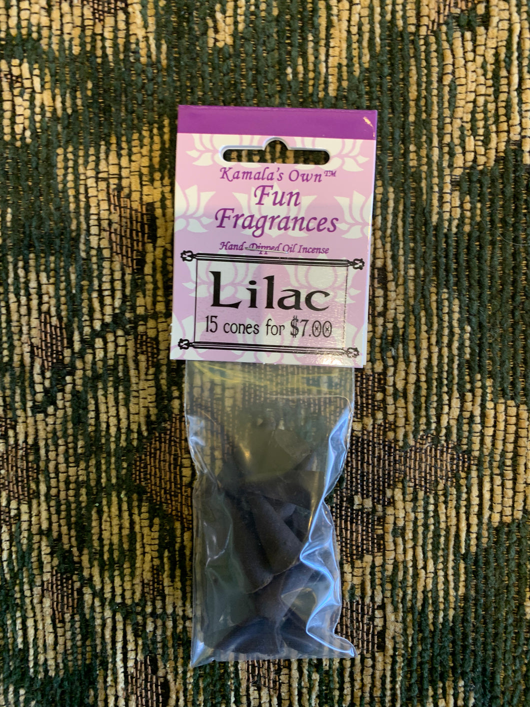 Lilac incense cones