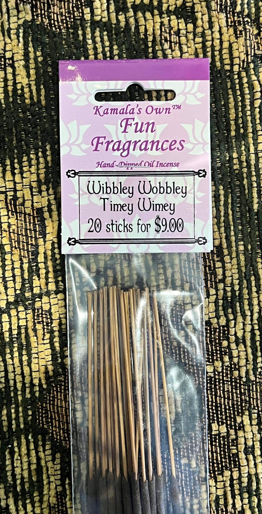 Wibbley Wobbley Timey Wimey incense sticks
