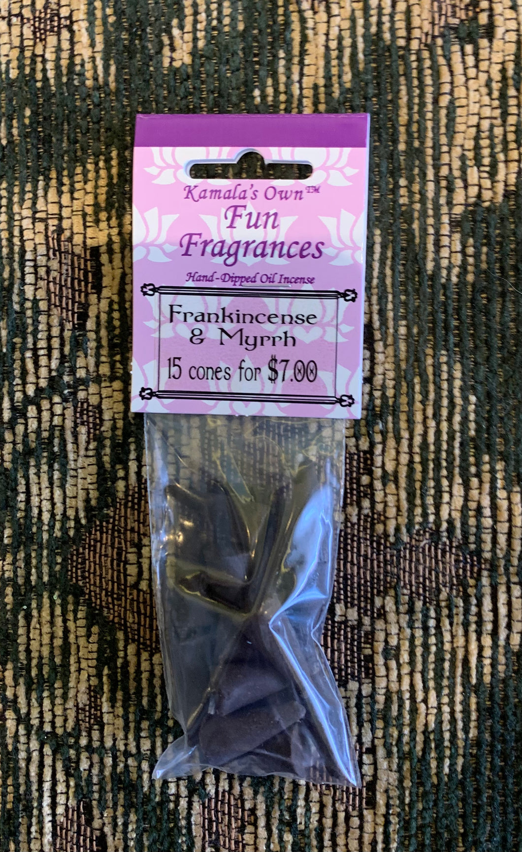 Frankincense & Myrrh incense cones