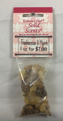 Frankincense and Myrrh resin