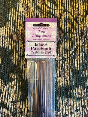 Island Patchouli incense sticks