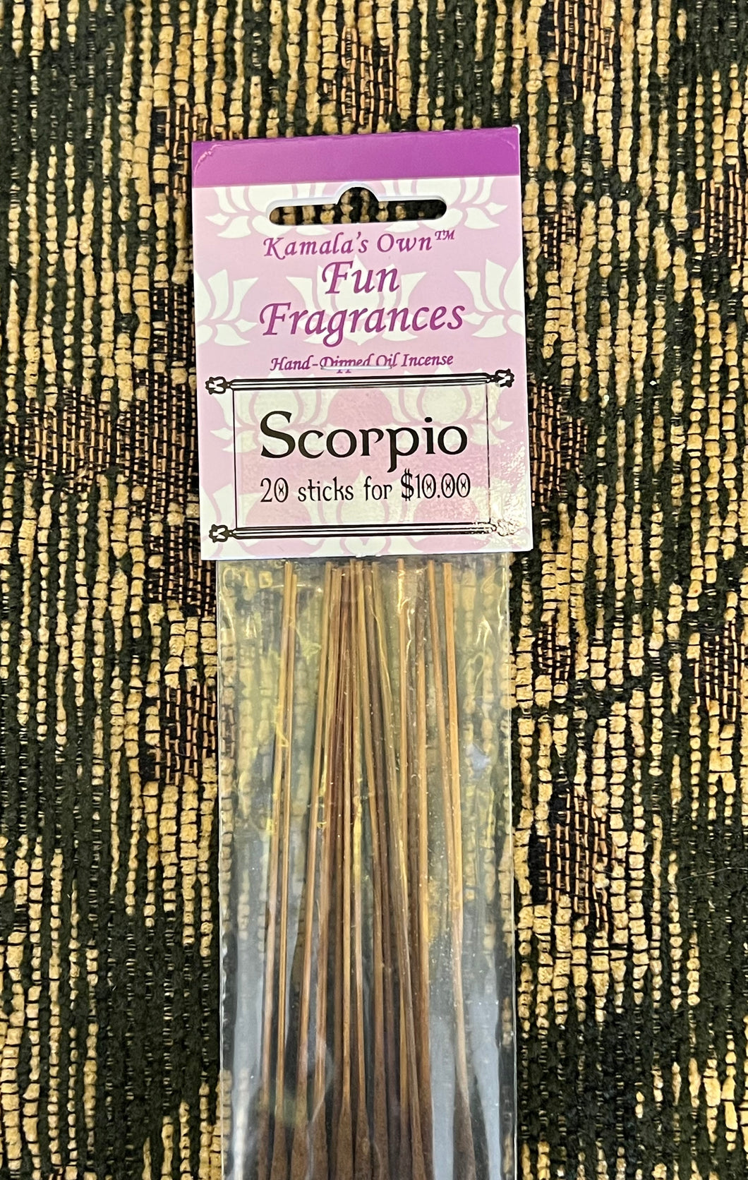 Scorpio stick incense