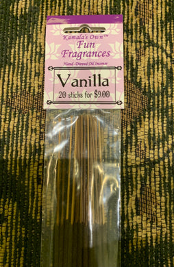 Vanilla incense sticks