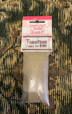 Transitions powdered incense