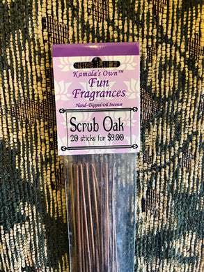 Scrub Oak stick incense